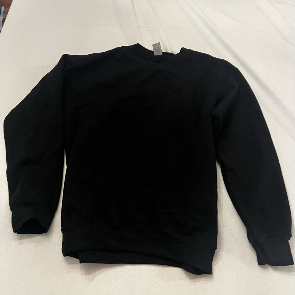 black crew neck